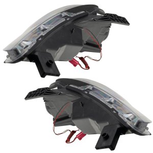 Dodge Dart Headlight Assemblies - ORACLE Lighting - HID Style, SMD, ColorSHIFT w/o Controller - Black - `13-`14